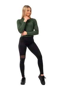 Leggings da donna Nebbia  High-Waist ¾ Length Sporty Leggings 404 black XS