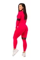 Leggings da donna Nebbia  High-Waist ¾ Length Sporty Leggings 404 pink