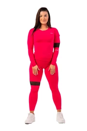 Leggings da donna Nebbia High-Waist ¾ Length Sporty Leggings 404 pink