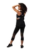 Leggings da donna Nebbia  High-Waist ¾ Length Sporty Leggings 406 black