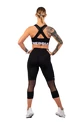 Leggings da donna Nebbia  High-Waist ¾ Length Sporty Leggings 406 black