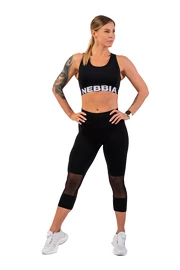 Leggings da donna Nebbia High-Waist ¾ Length Sporty Leggings 406 black