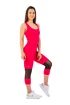 Leggings da donna Nebbia  High-Waist ¾ Length Sporty Leggings 406 pink