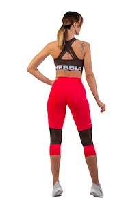 Leggings da donna Nebbia  High-Waist ¾ Length Sporty Leggings 406 pink