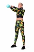 Leggings da donna Nebbia  High-waist performance leggings 567 jungle green