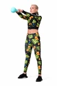 Leggings da donna Nebbia  High-waist performance leggings 567 jungle green