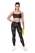 Leggings da donna Nebbia  High-waist performance leggings 567 volcanic black XS