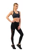 Leggings da donna Nebbia  Leggings  „Breathe“ mesh 401 black S