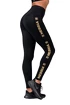 Leggings da donna Nebbia  Leggings Gold Classic 801 black