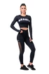 Leggings da donna Nebbia  Mesh leggings high waist black