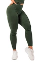 Leggings da donna Nebbia  Organic Cotton Ribbed High Waist Leggings 405 dark green