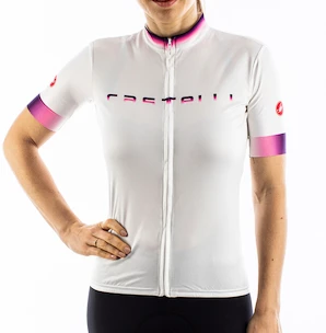 Maglia da ciclismo da donna Castelli  Gradient Jersey Ivory L