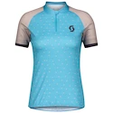 Maglia da ciclismo da donna Scott  Endurance 30 S/Sl Breeze Blue/Blush Pink S