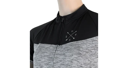 Maglia da ciclismo da donna Sensor  Cyklo Motion Grey/Black