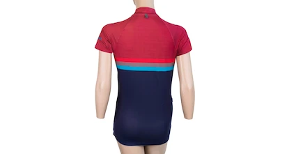 Maglia da ciclismo da donna Sensor  Cyklo Summer Stripe Blue/Lilla