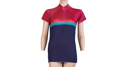 Maglia da ciclismo da donna Sensor  Cyklo Summer Stripe Blue/Lilla