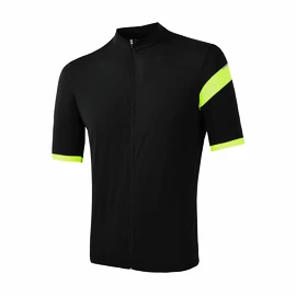 Maglia da ciclismo da uomo Sensor Cyklo Classic Black/Neon Yellow