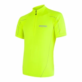 Maglia da ciclismo da uomo Sensor Cyklo Entry Neon Yellow