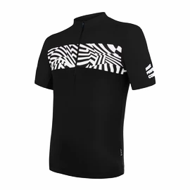 Maglia da ciclismo da uomo Sensor Cyklo Miles Black