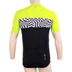 Maglia da ciclismo da uomo Sensor  Cyklo Miles Black/Neon Yellow