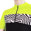 Maglia da ciclismo da uomo Sensor  Cyklo Miles Black/Neon Yellow