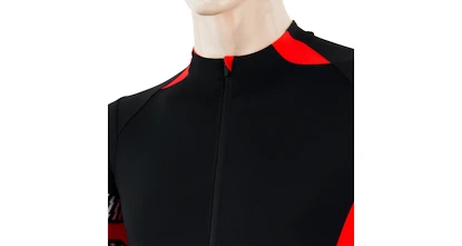 Maglia da ciclismo da uomo Sensor  Cyklo Race Black/Red