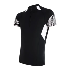 Maglia da ciclismo da uomo Sensor Cyklo Race Black/White