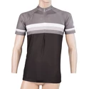 Maglia da ciclismo da uomo Sensor  Cyklo Summer Stripe Black/Grey