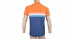 Maglia da ciclismo da uomo Sensor  Cyklo Summer Stripe Blue/Orange