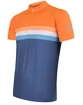 Maglia da ciclismo da uomo Sensor  Cyklo Summer Stripe Blue/Orange