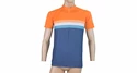 Maglia da ciclismo da uomo Sensor  Cyklo Summer Stripe Blue/Orange