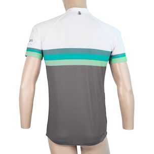 Maglia da ciclismo da uomo Sensor  Cyklo Summer Stripe Grey/Green