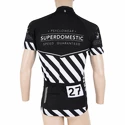 Maglia da ciclismo da uomo Sensor  Cyklo Superdomestic Black