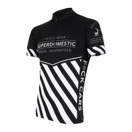 Maglia da ciclismo da uomo Sensor Cyklo Superdomestic Black