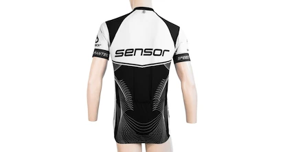 Maglia da ciclismo da uomo Sensor  Cyklo Team Up Black/White S