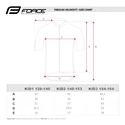 Maglia da ciclismo per bambini Force  Kid View pink/white/black