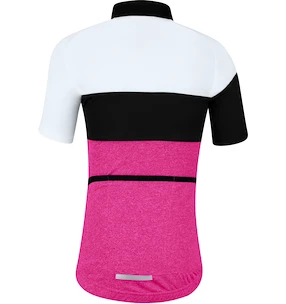 Maglia da ciclismo per bambini Force  Kid View pink/white/black