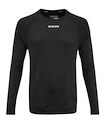 Maglietta a compressione CCM  LS Premium Training Tee Black Senior