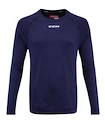 Maglietta a compressione CCM  LS Premium Training Tee True Navy Senior