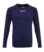 Maglietta a compressione CCM  LS Premium Training Tee True Navy Senior L