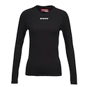 Maglietta a compressione CCM  LS Training Tee Black Senior