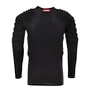 Maglietta a compressione CCM  Padded Goalie LS Black Senior