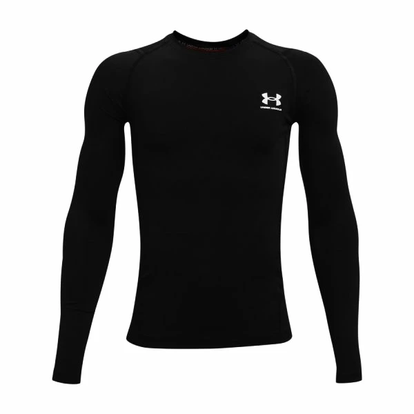 Maglietta da bambino Under Armour HeatGear LS Black Sportega