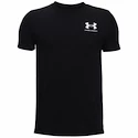 Maglietta da bambino Under Armour  Sportstyle Left Chest SS Black