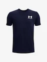 Maglietta da bambino Under Armour  SPORTSTYLE LEFT CHEST SS-NVY XS