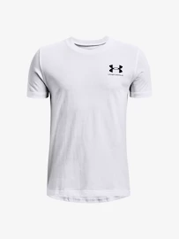 Maglietta da bambino Under Armour SPORTSTYLE LEFT CHEST SS-WHT