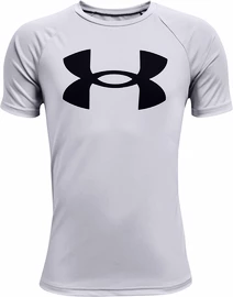 Maglietta da bambino Under Armour Tech Big Logo SS Grey