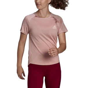 Maglietta da donna adidas  Adizero Tee Wonder Mauve