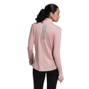 Maglietta da donna adidas Own The Run 1/2 Zip Wonder Mauve