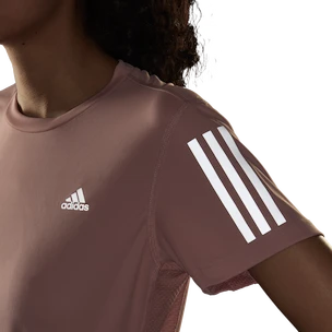 Maglietta da donna adidas Own The Run Tee Wonder Mauve XS